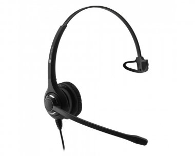 Фотография товара 'JPL Профессиональная проводная гарнитура с шумоподавлением, разъем QD, один динамик, JPL-611-PM'