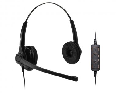 Фотография товара 'JPL Проводная гарнитура с шумоподавлением (USB 2.0, два динамика, 4 кнопки управления), JPL-400B-USB'