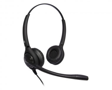 Фотография товара 'JPL Проводная гарнитура со всенаправленным шумоподавлением и акустической защитой, разъем QD, два динамика, JPL-502S-PB'