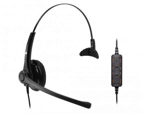 Фотография товара 'JPL Проводная гарнитура с шумоподавлением, USB 2.0, моно, JPL-400M-USB'