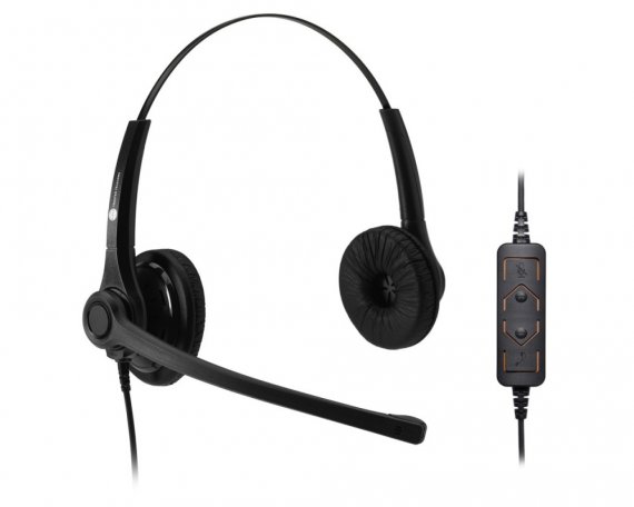 Фотография товара 'JPL Проводная гарнитура с шумоподавлением (USB 2.0, два динамика, 4 кнопки управления), JPL-400B-USB'